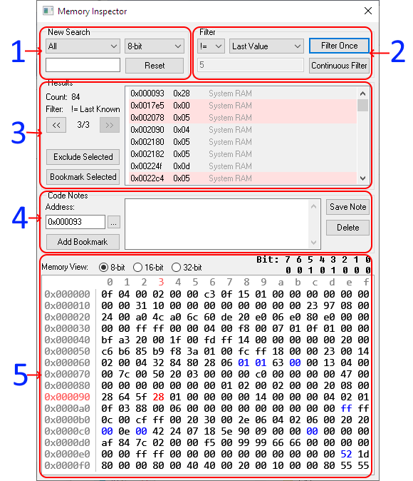 Memory Inspector Overview | RetroAchievements